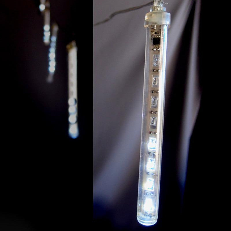 LED Meteor Snowfall Light Tubes - Battery Operated
