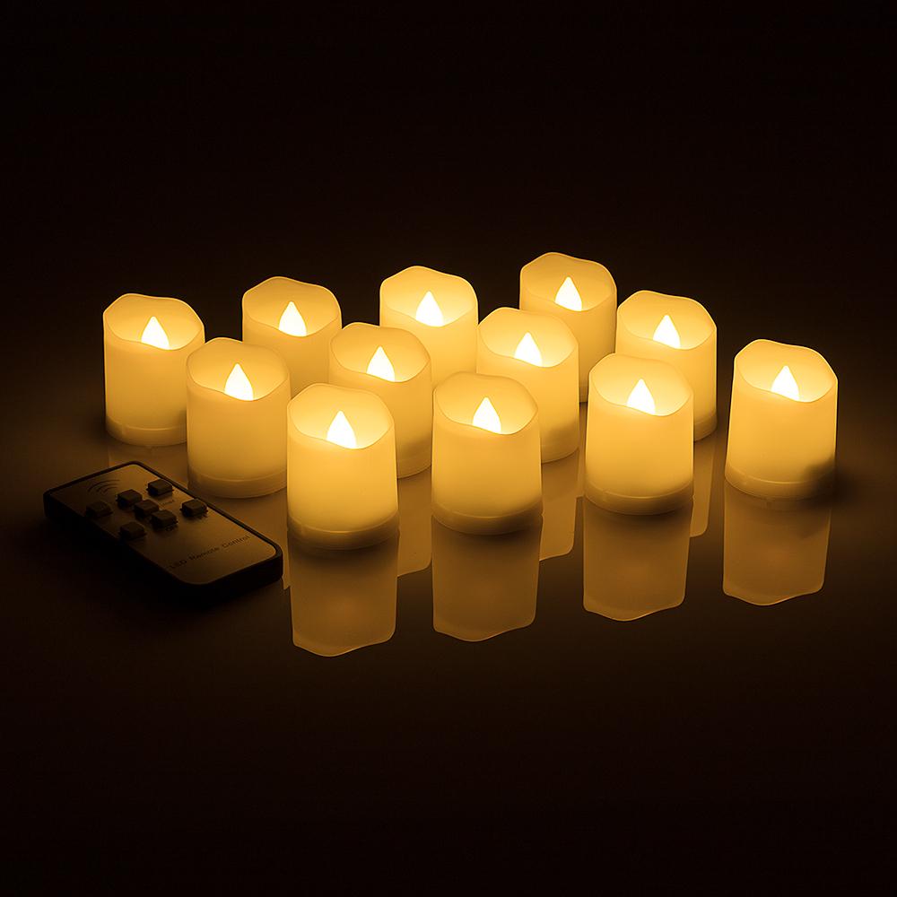 Remote Controlled LED Tea Light Candles