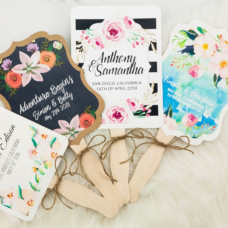 DIY Blank Paddle Fans