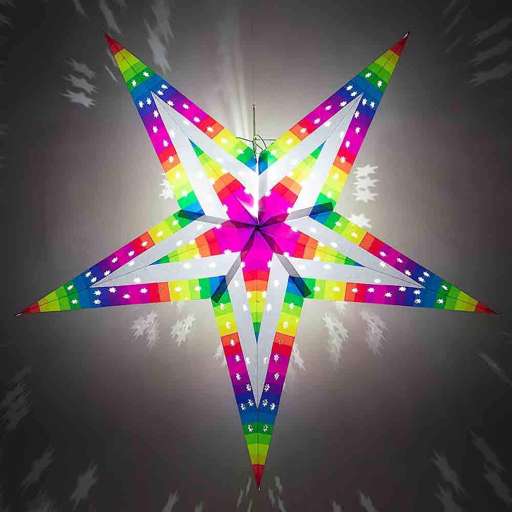 Rainbow Star Lanterns