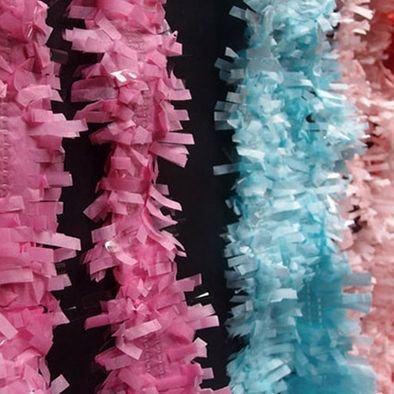 Tissue Festooning Fringe Garlands