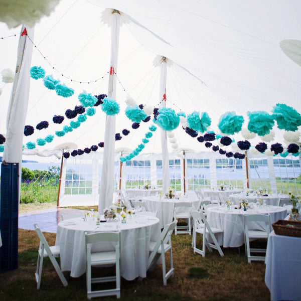 Tissue Pom Pom Garlands