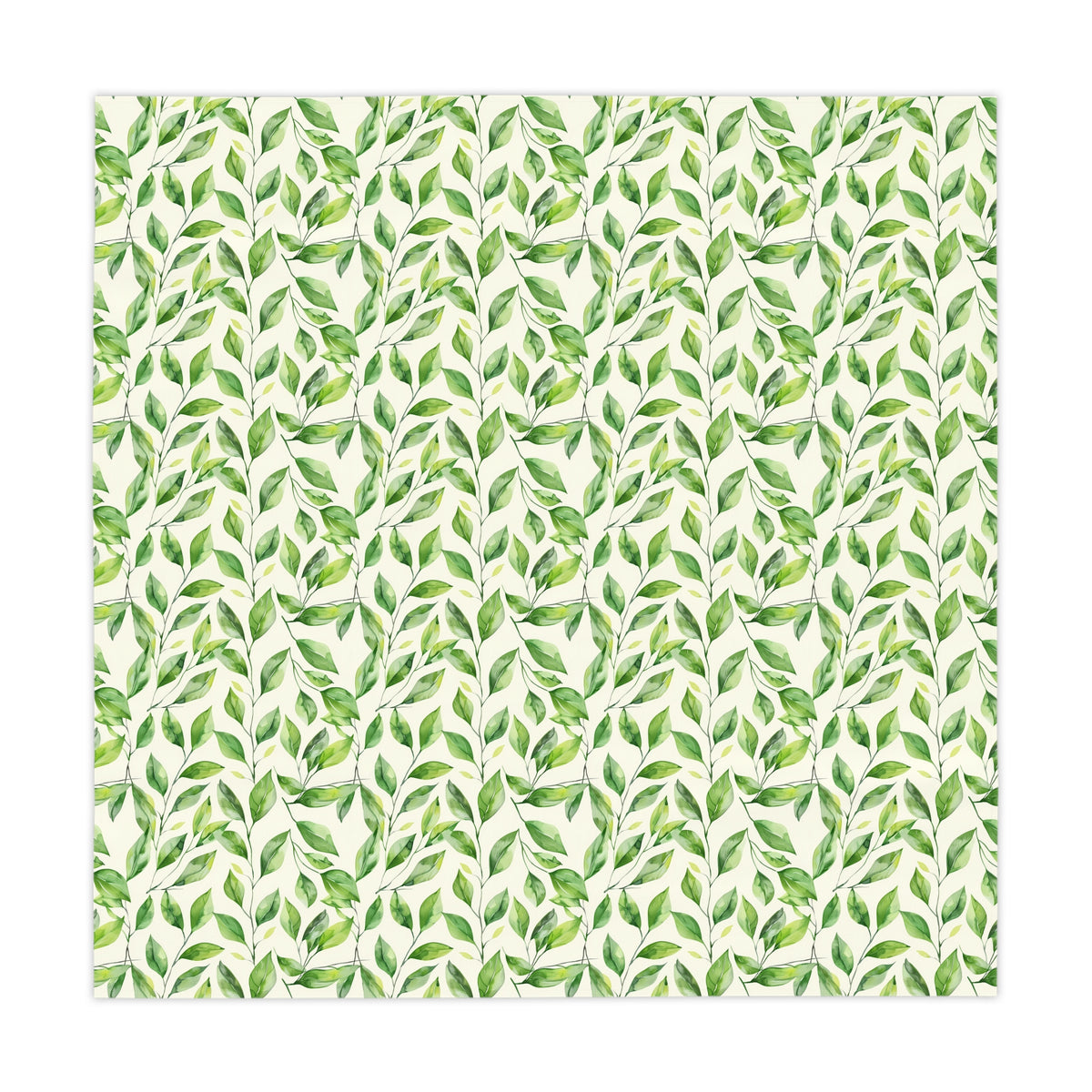 Decorative Tablecloth with Green Gardens Design, Durable Polyester (55.1&quot; x 55.1&quot;)
