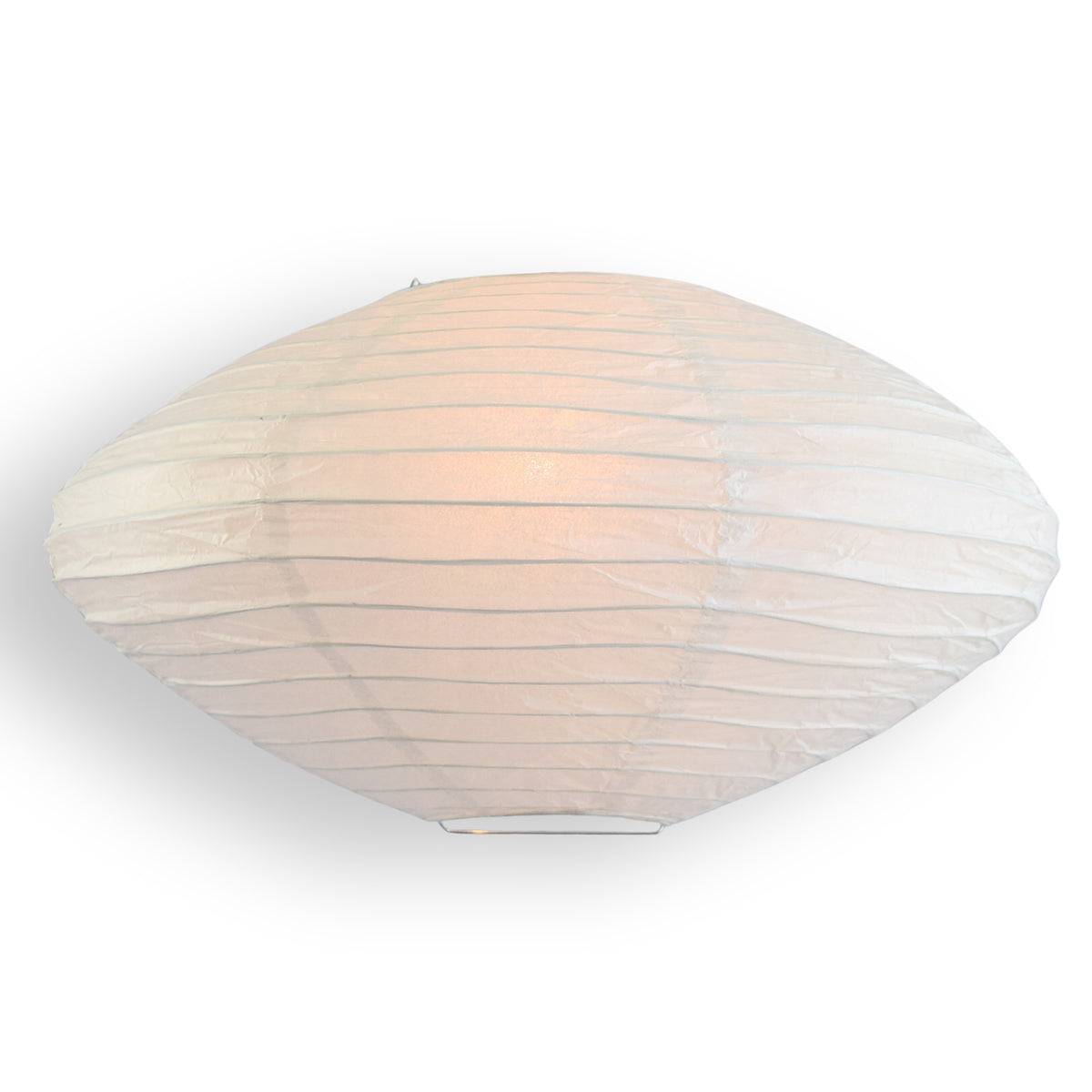 16&quot; Beige Saturn Paper Lantern