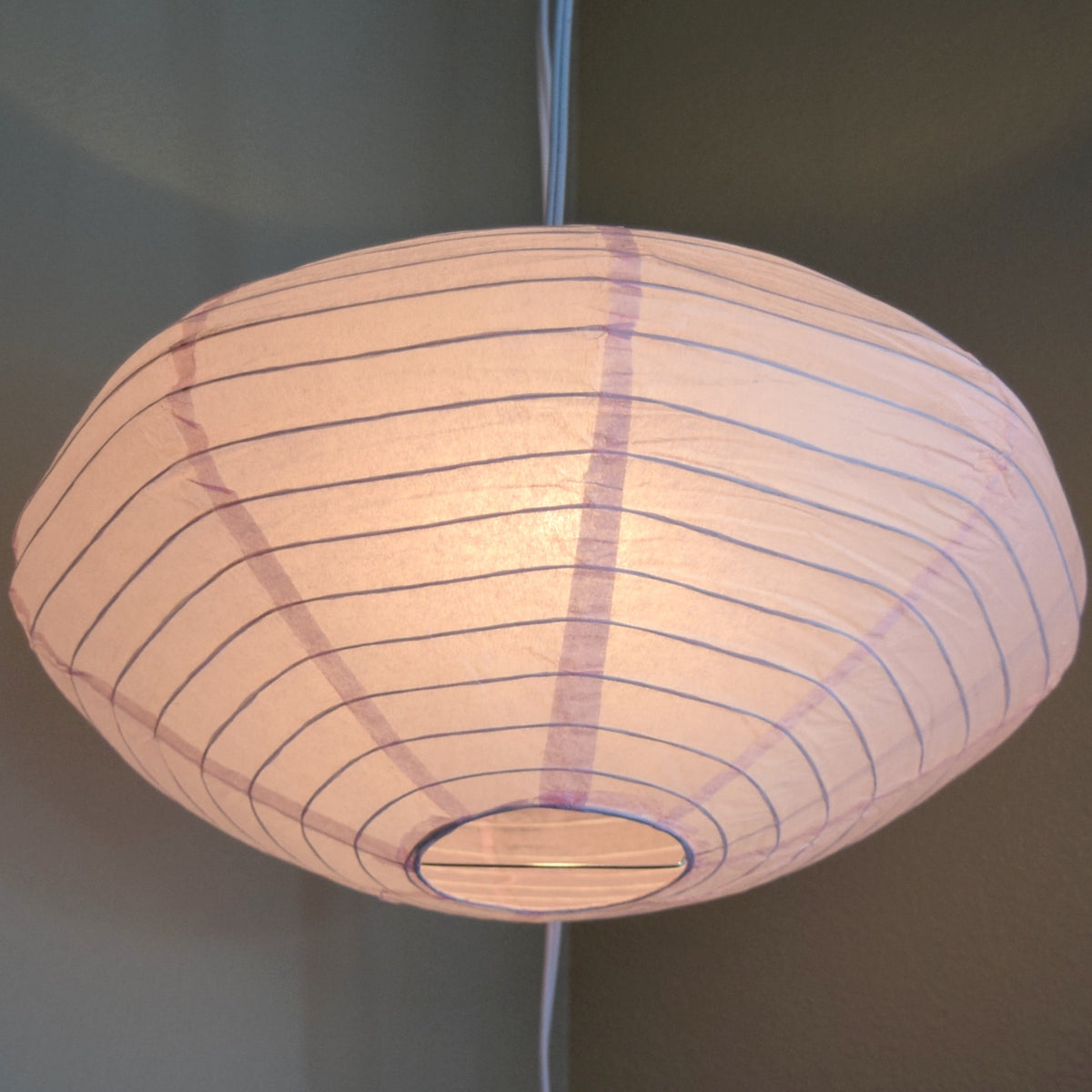16&quot; Pink Saturn UFO Paper Lantern