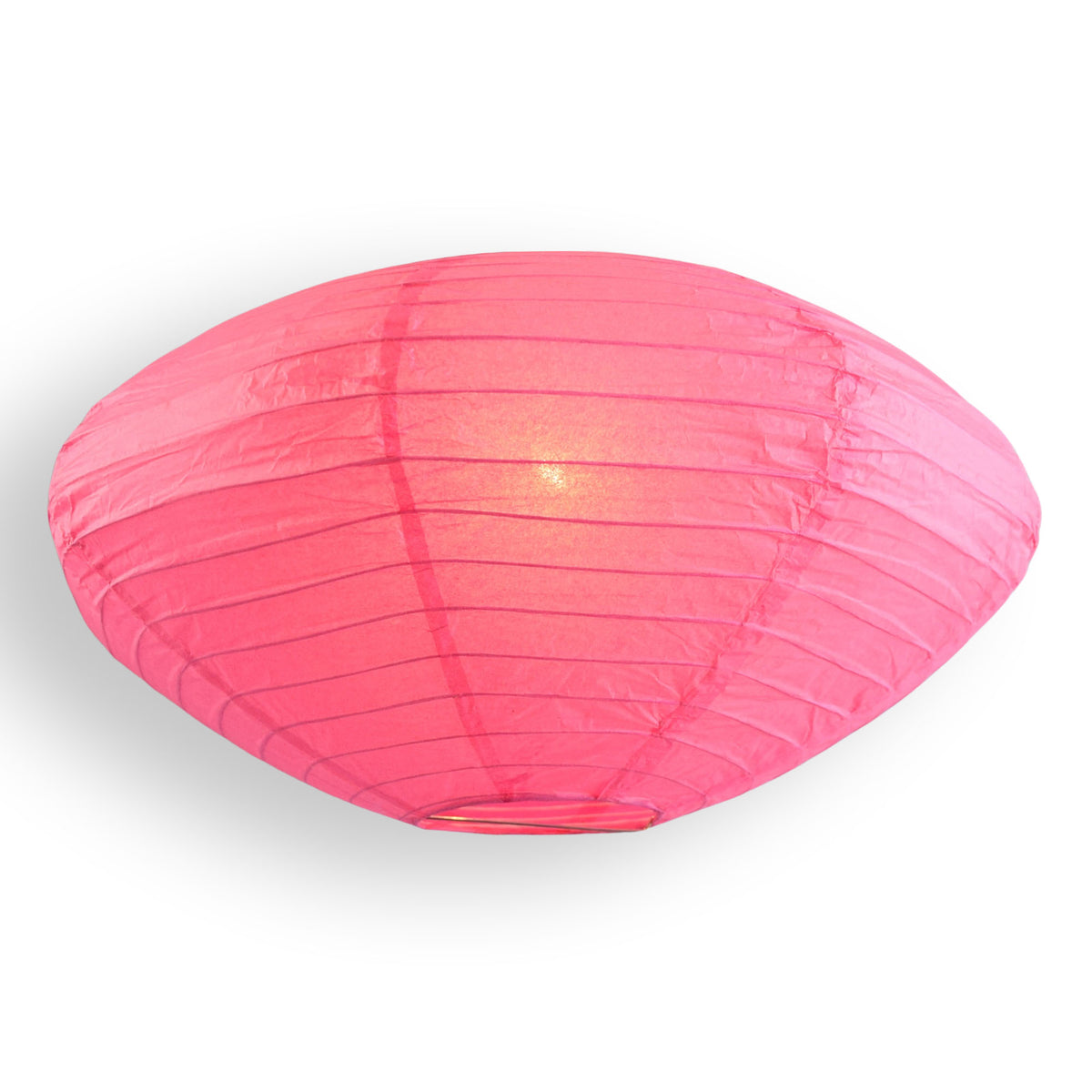 16&quot; Fuchsia Saturn UFO Paper Lantern