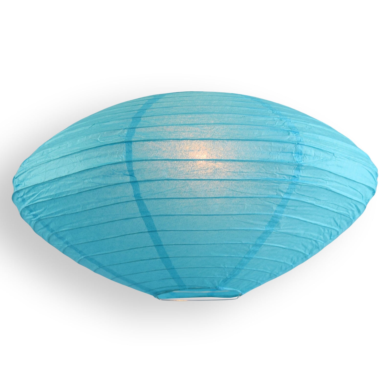 16" Turquoise Saturn UFO Paper Lantern