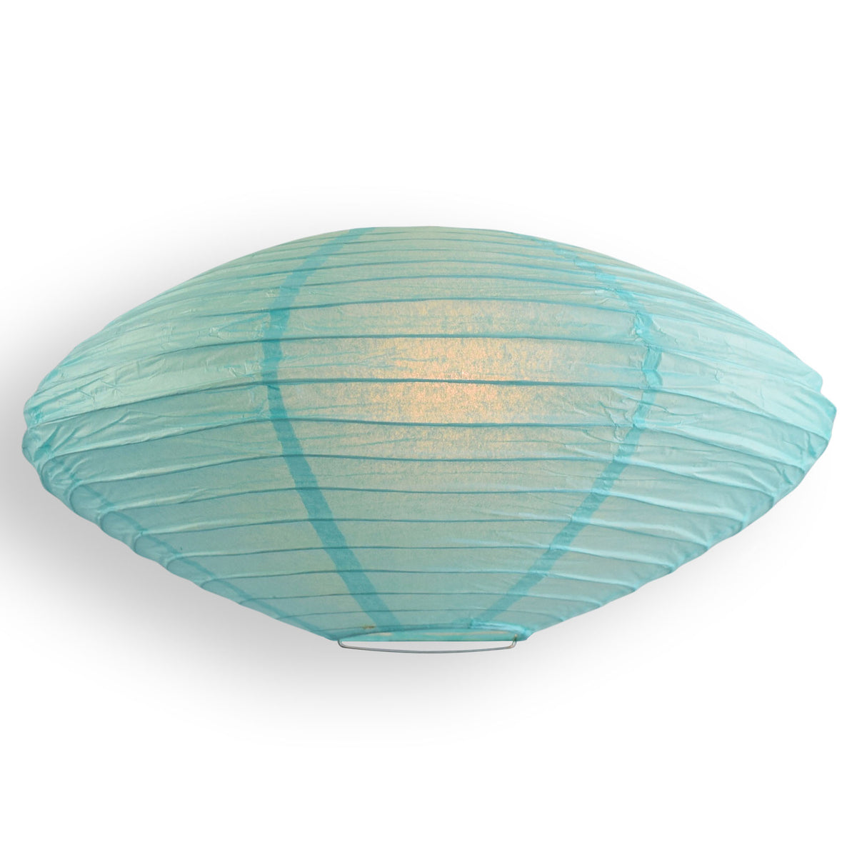 16&quot; Water Blue Saturn UFO Paper Lantern