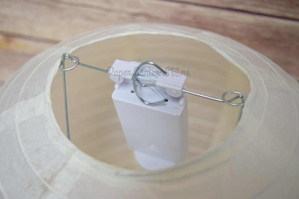 Fantado MoonBright&amp;#8482; 16-LED Hanging Battery Light For Paper Lanterns, White (Battery Powered)