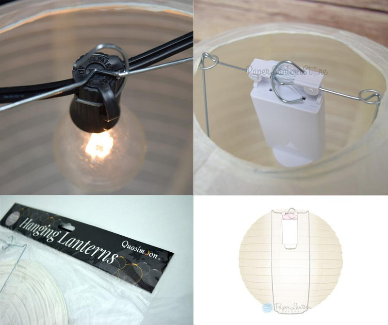12 PACK | Very Periwinkle / Astra Blue Even Ribbing Round Paper Lantern, Hanging Combo Set