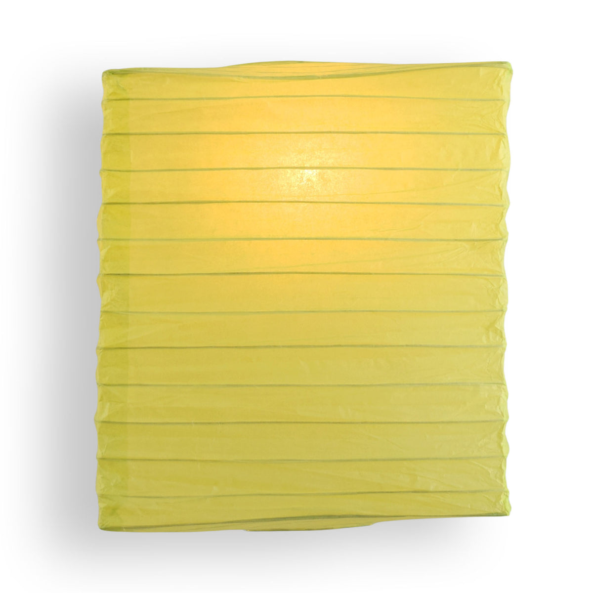 BLOWOUT Light Lime Hako Paper Lantern (8 inch x 10 inch)
