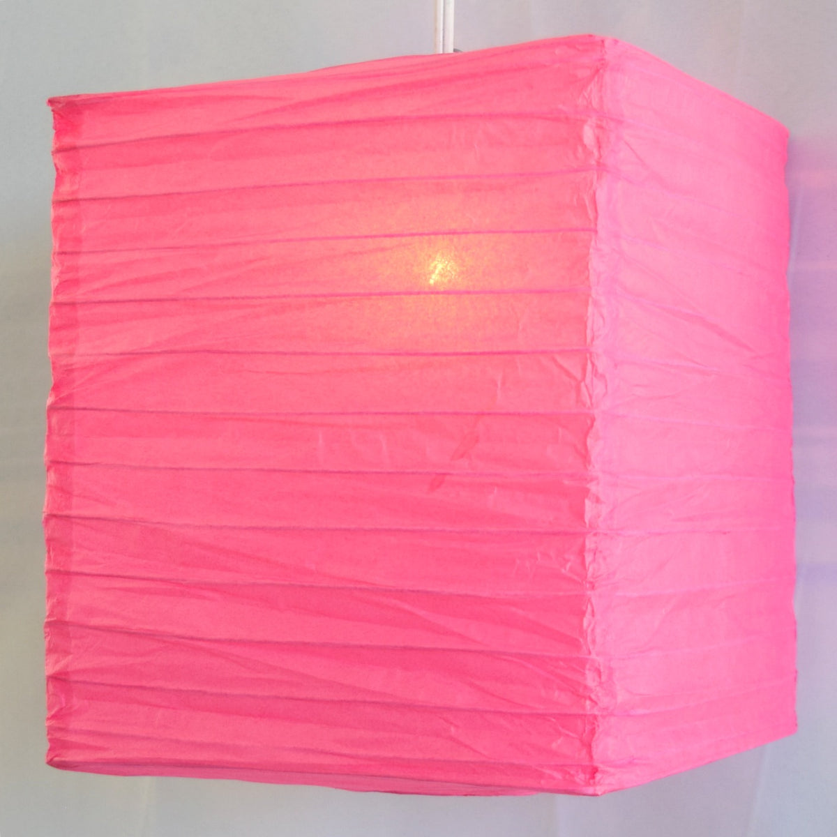 Fuchsia Hako Paper Lantern