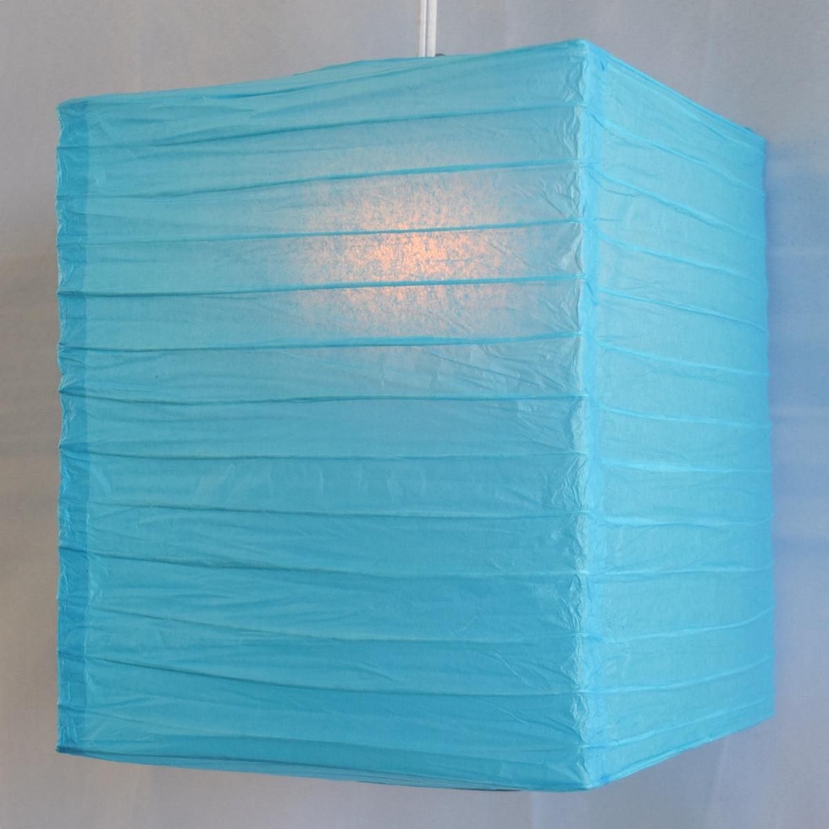 Turquoise Hako Paper Lantern