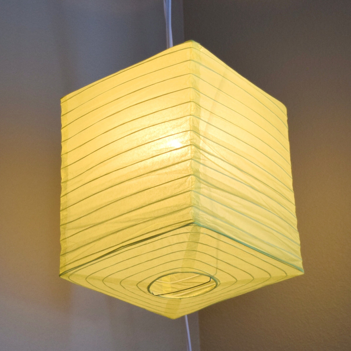 Yellow Hako Paper Lantern (8 inch x 10 inch)
