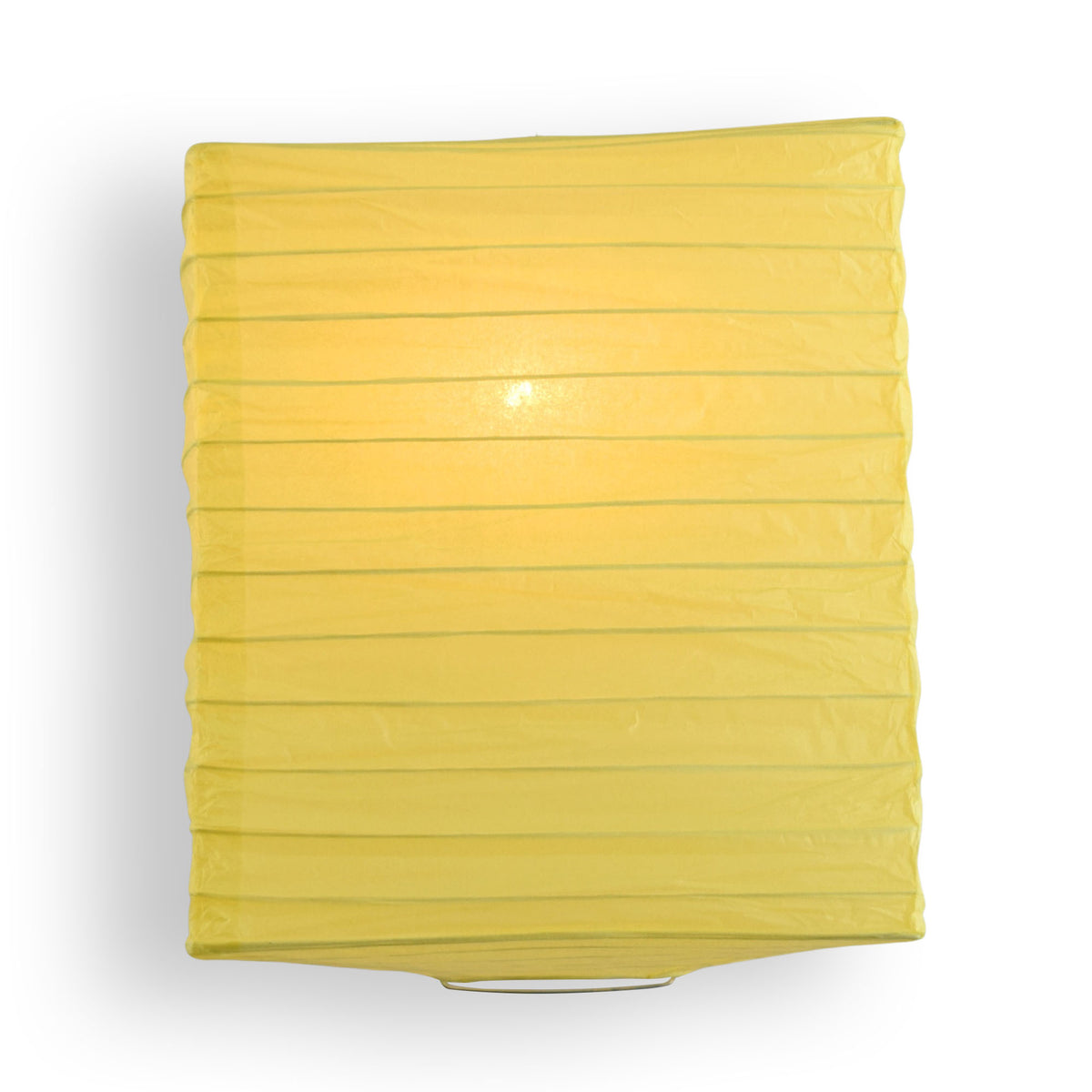 Yellow Hako Paper Lantern (8 inch x 10 inch)