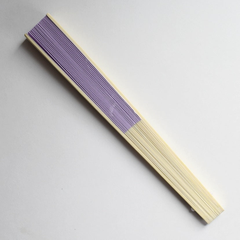 9&quot; Lavender Paper Hand Fans for Weddings, Premium Paper Stock (10 Pack)