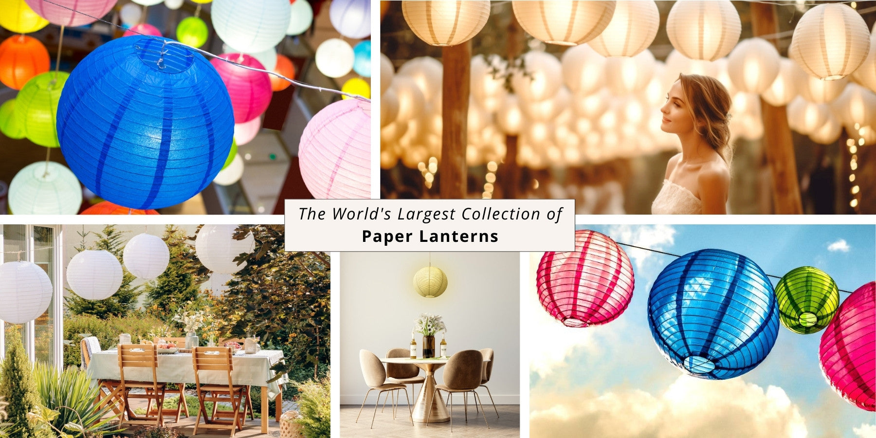 Paper lanterns for outdoors store