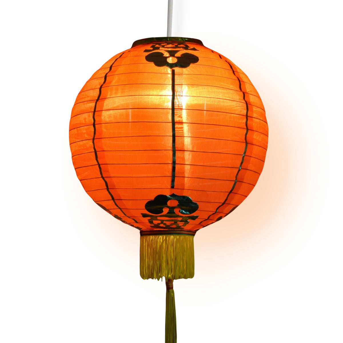 36&quot; Jumbo Red Traditional Nylon Chinese New Year Lantern with Tassel (Value Packs)
