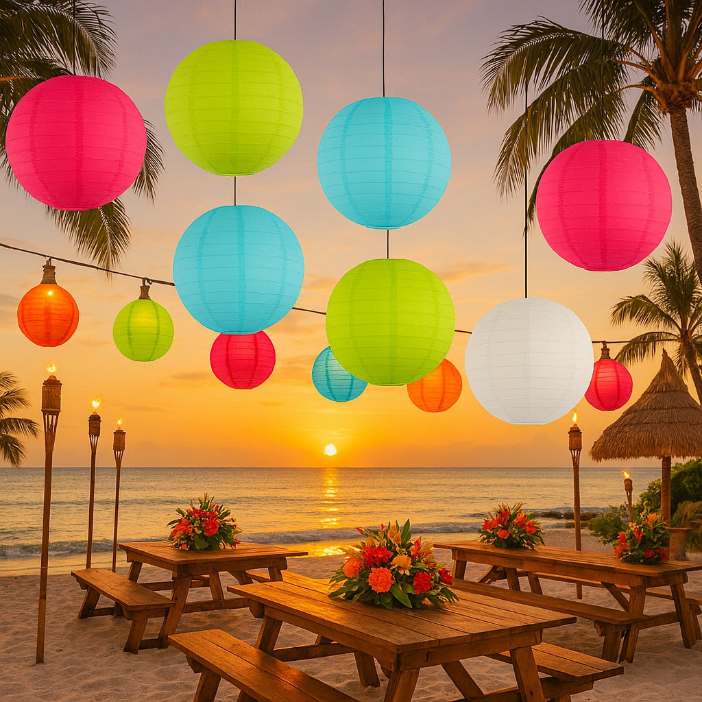 Tropic Garden Nylon Lantern Combo Variety Set (12 PACK)