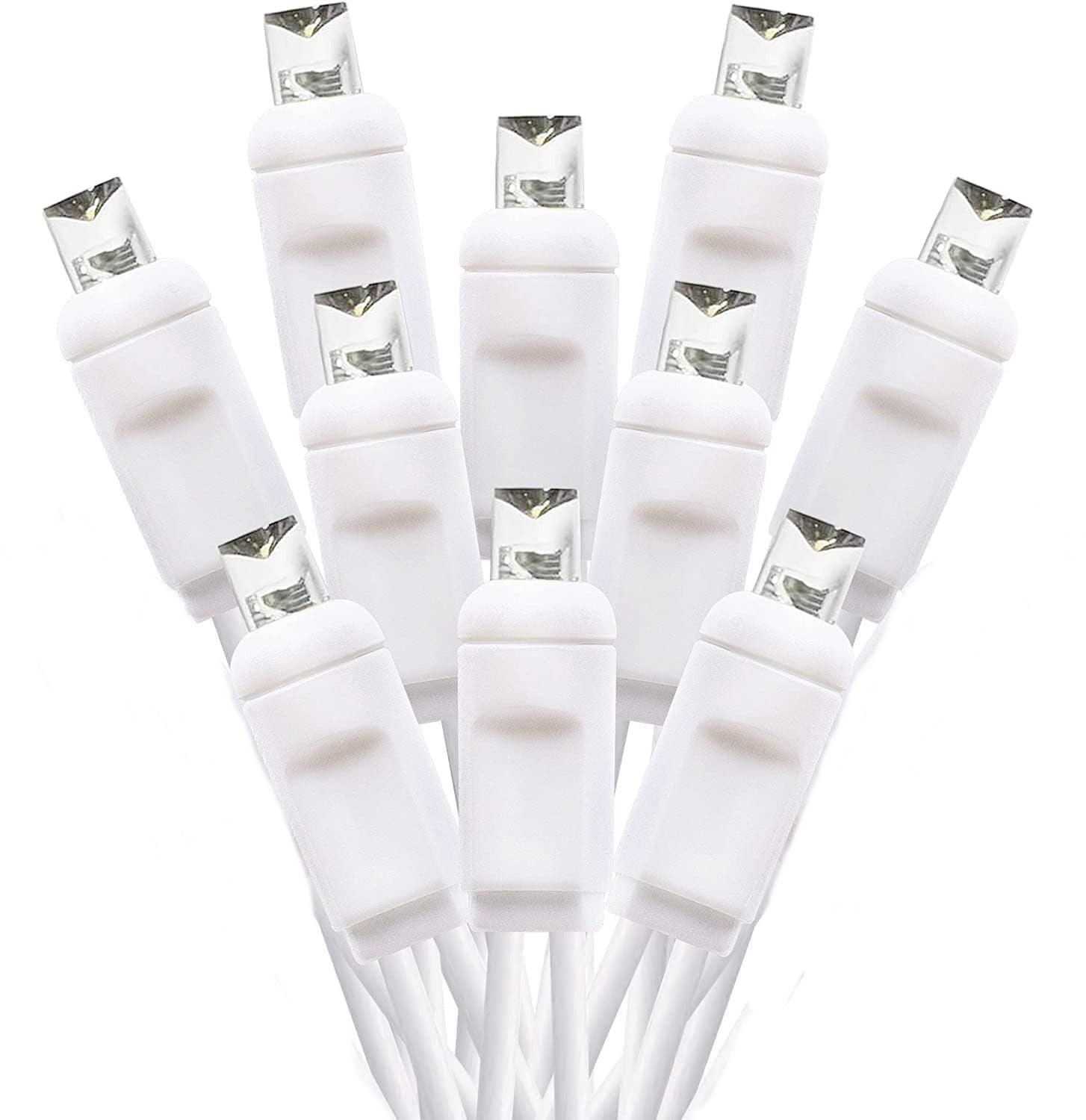 10 Mini String Lights - White Cord (UL Listed) from PaperLanternStore ...