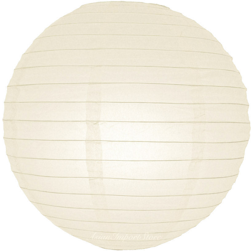 MoonBright 12" Beige Paper Lantern Outdoor String Light Set (10-PACK Combo Kit) - PaperLanternStore.com - Paper Lanterns, Decor, Party Lights & More