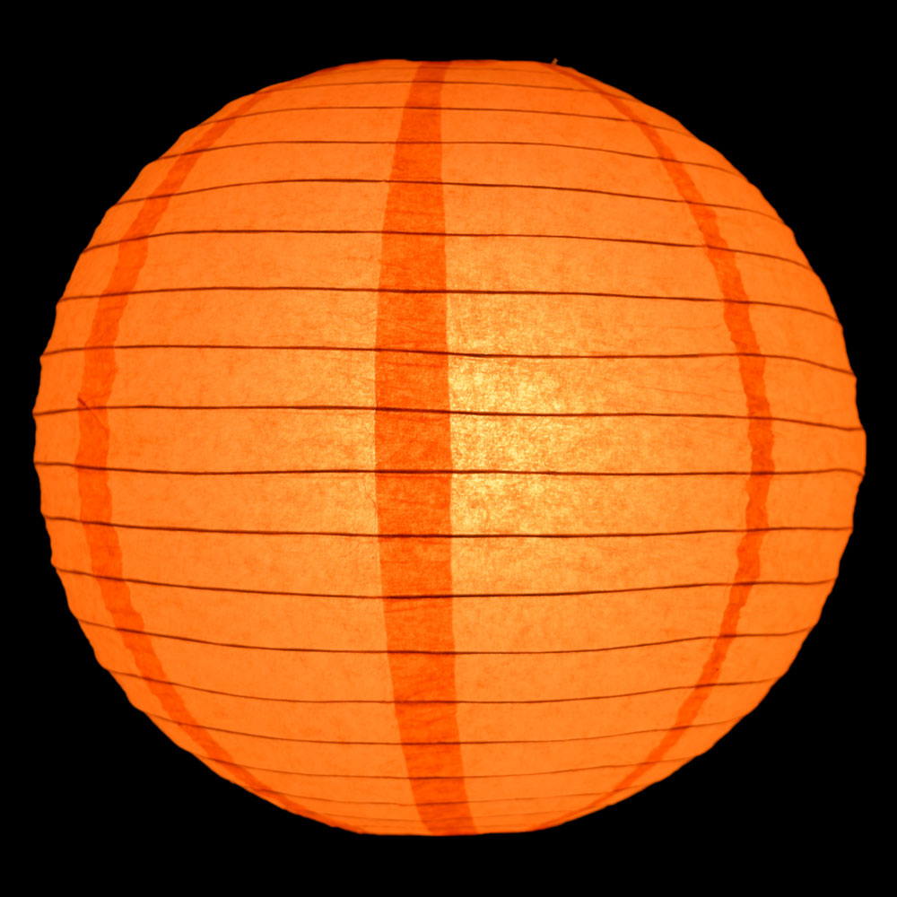 MoonBright 12" Orange Paper Lantern Outdoor String Light Set (10-PACK Combo Kit) - PaperLanternStore.com - Paper Lanterns, Decor, Party Lights & More