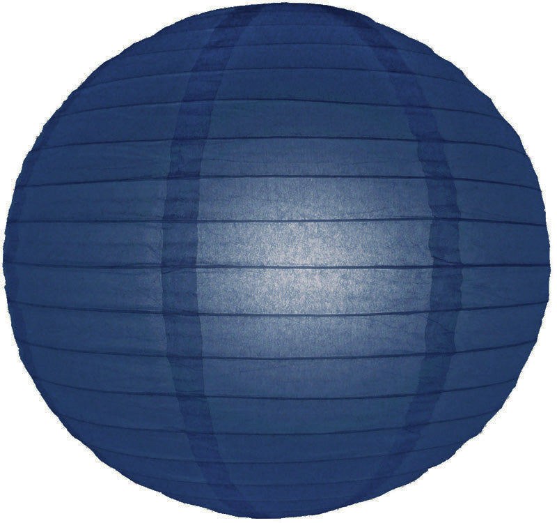 MoonBright 12&quot; Navy Blue Paper Lantern String Light Set (10-PACK Combo Kit) - PaperLanternStore.com - Paper Lanterns, Decor, Party Lights &amp; More
