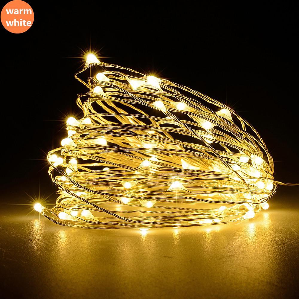 33 FT | 100 Warm White LED Waterproof Micro Fairy String Lights with AC Plug-In Power - PaperLanternStore.com - Paper Lanterns, Decor, Party Lights &amp; More
