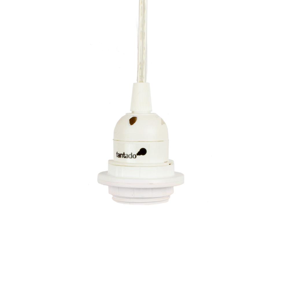 BULK PACK (6) Single Socket Pendant Light Cord Kits for Lanterns (11FT, Switch, Clear) - PaperLanternStore.com - Paper Lanterns, Decor, Party Lights &amp; More