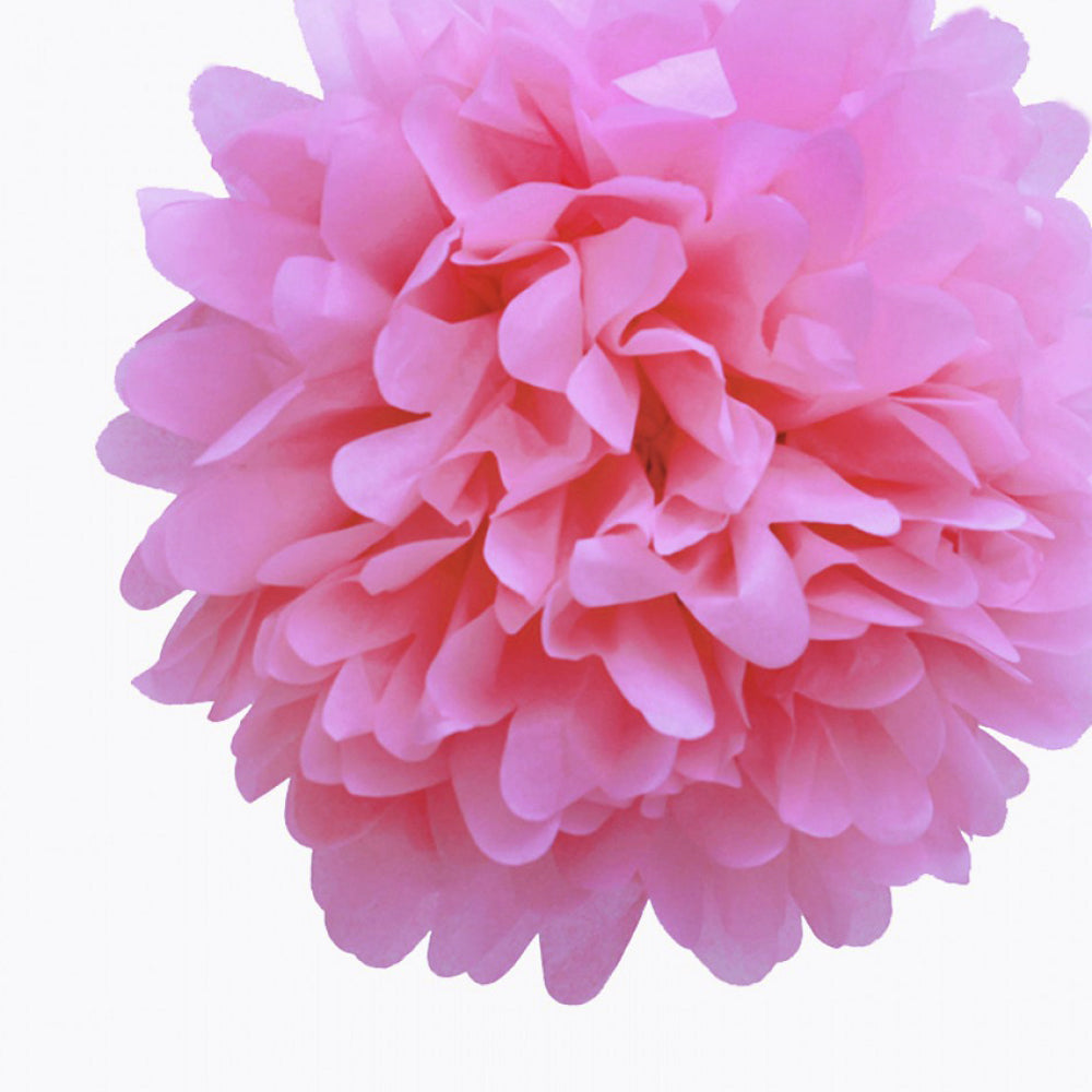 EZ-Fluff 12&quot; Pink Passion Tissue Paper Pom Poms Flowers Balls, Decorations (4 PACK) - PaperLanternStore.com - Paper Lanterns, Decor, Party Lights &amp; More