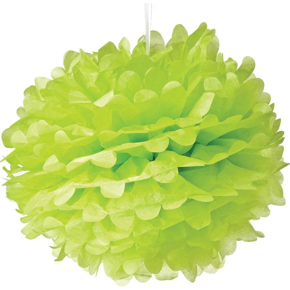 Chartreuse Green 24 Inch Tissue Paper Flower Pom Pom - PaperLanternStore.com - Paper Lanterns, Decor, Party Lights &amp; More