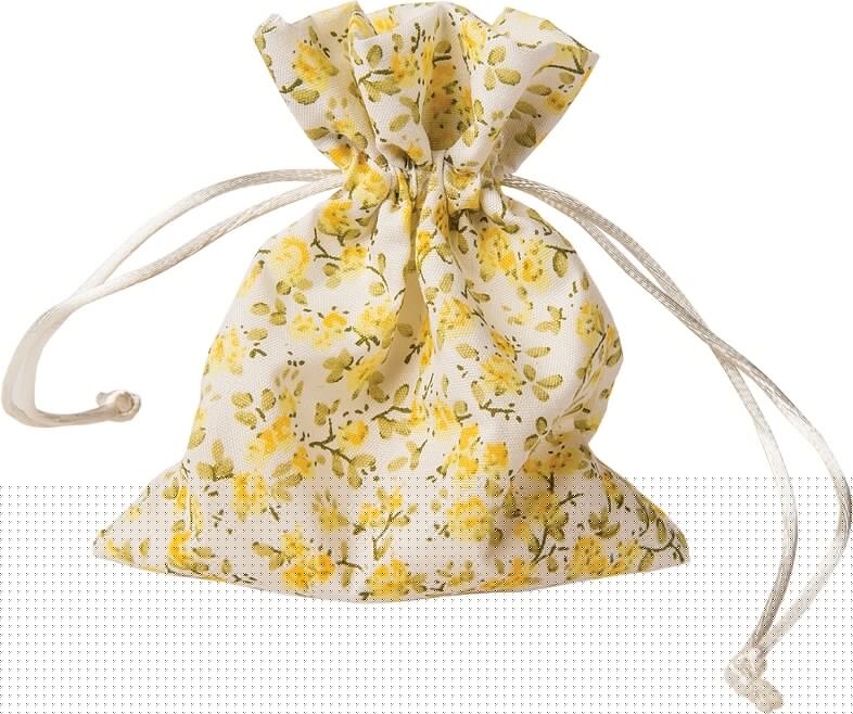 Yellow Floral Favor Bag, Set of 10 - PaperLanternStore.com - Paper Lanterns, Decor, Party Lights &amp; More