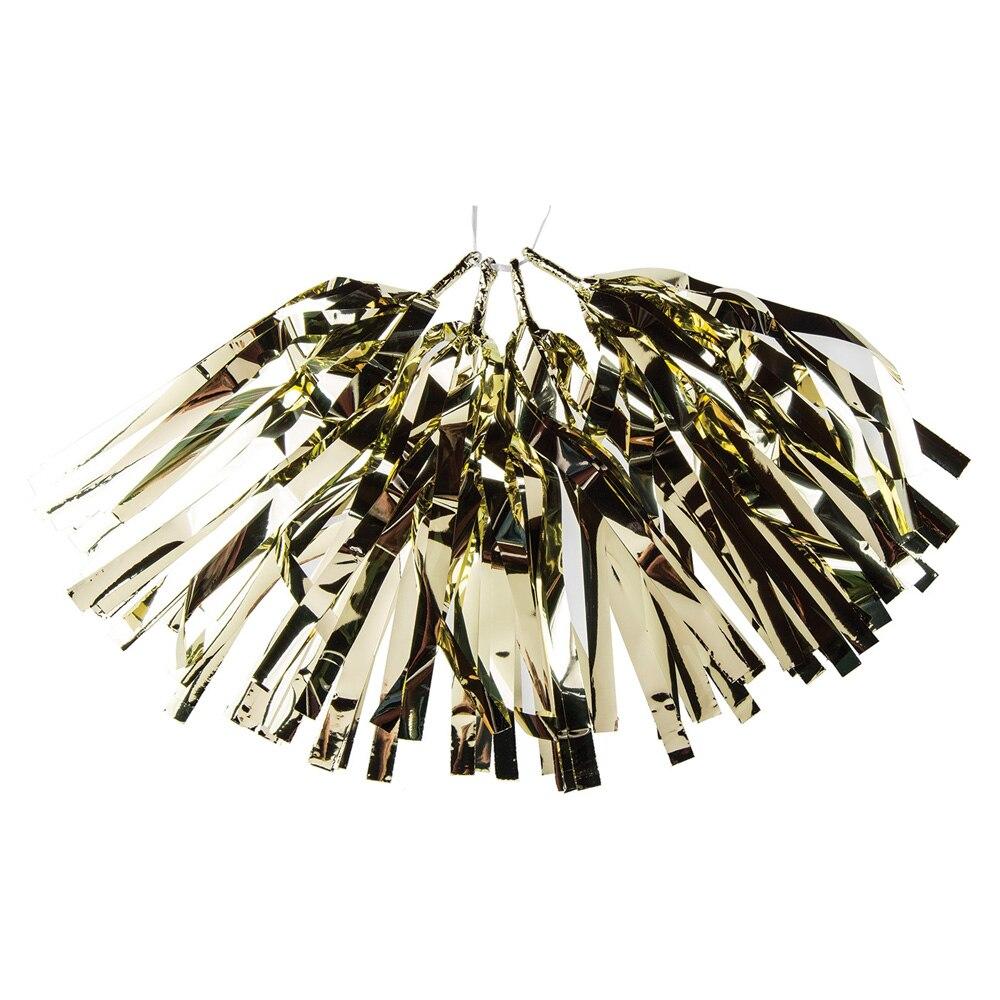 Gold Metallic Foil Tassel , Set of 4 - PaperLanternStore.com - Paper Lanterns, Decor, Party Lights &amp; More