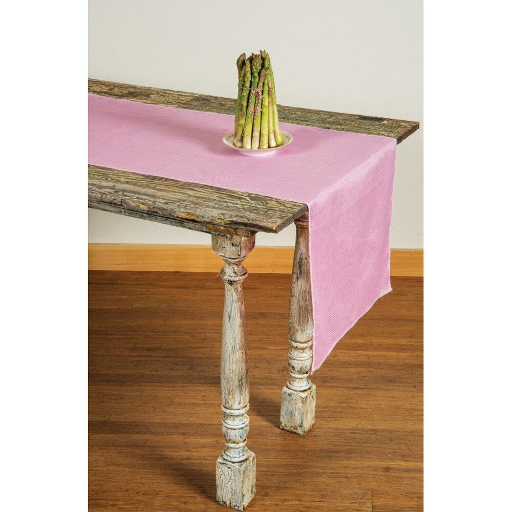 Bambina Pink Gingham Cotton Table Runner - PaperLanternStore.com - Paper Lanterns, Decor, Party Lights &amp; More