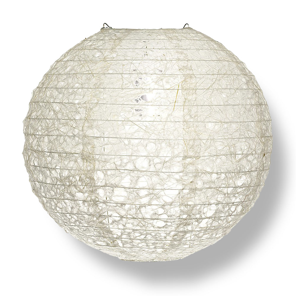 12" Designer Japanese Random Ogura Lace Fibrous Web Paper Lantern Shade, Hanging Decoration - PaperLanternStore.com - Paper Lanterns, Decor, Party Lights & More