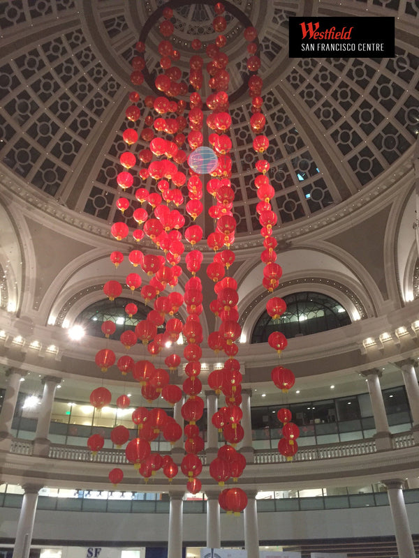 14 Inch Red Traditional Nylon Chinese Lantern w/Tassel - LunaBazaar.com - Discover. Decorate. Celebrate.