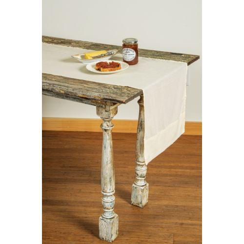 Ivory Cotton Voile Table Runner - PaperLanternStore.com - Paper Lanterns, Decor, Party Lights &amp; More