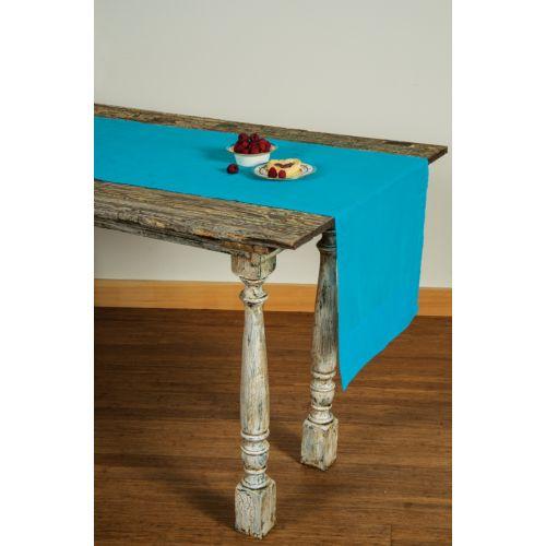 Something Blue Cotton Voile Table Runner - PaperLanternStore.com - Paper Lanterns, Decor, Party Lights &amp; More