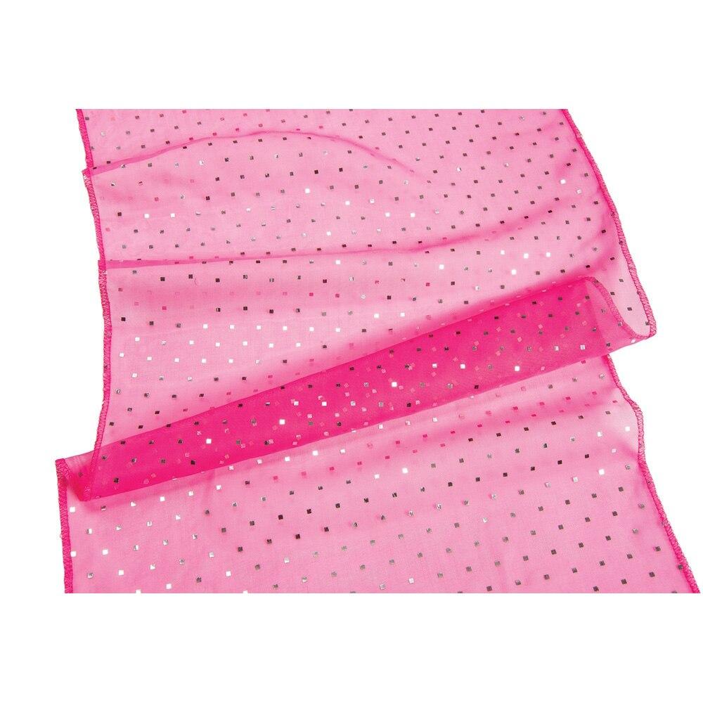 Fuchsia Pink Sequin Table Runner - PaperLanternStore.com - Paper Lanterns, Decor, Party Lights &amp; More