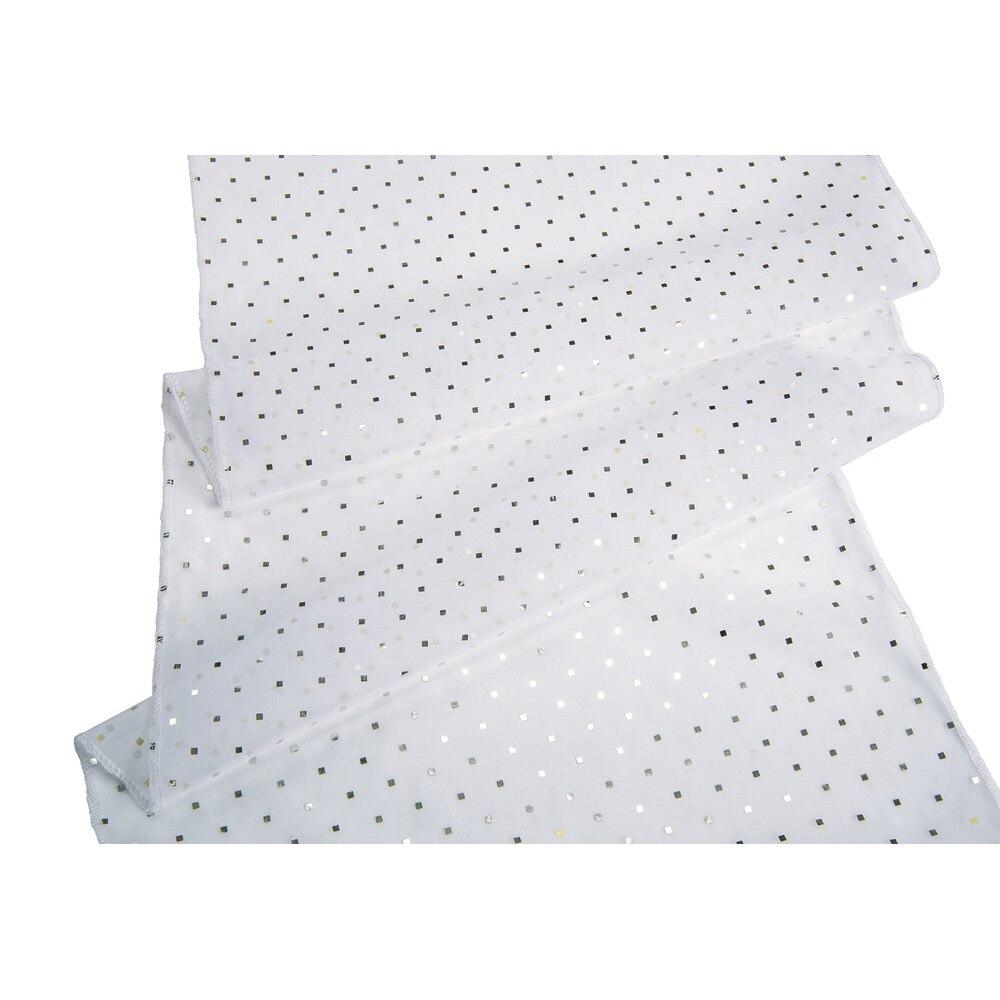 White Sequin Table Runner - PaperLanternStore.com - Paper Lanterns, Decor, Party Lights &amp; More