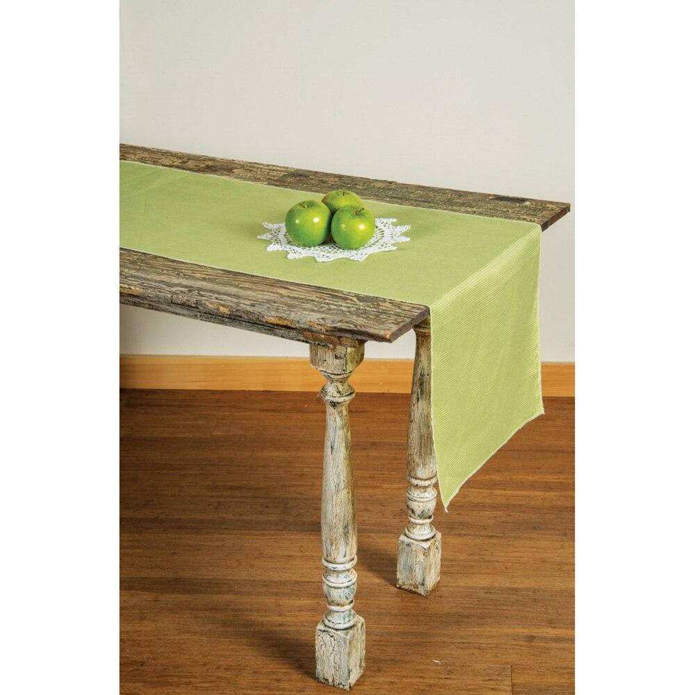 Chartreuse Green Gingham Cotton Table Runner - PaperLanternStore.com - Paper Lanterns, Decor, Party Lights &amp; More
