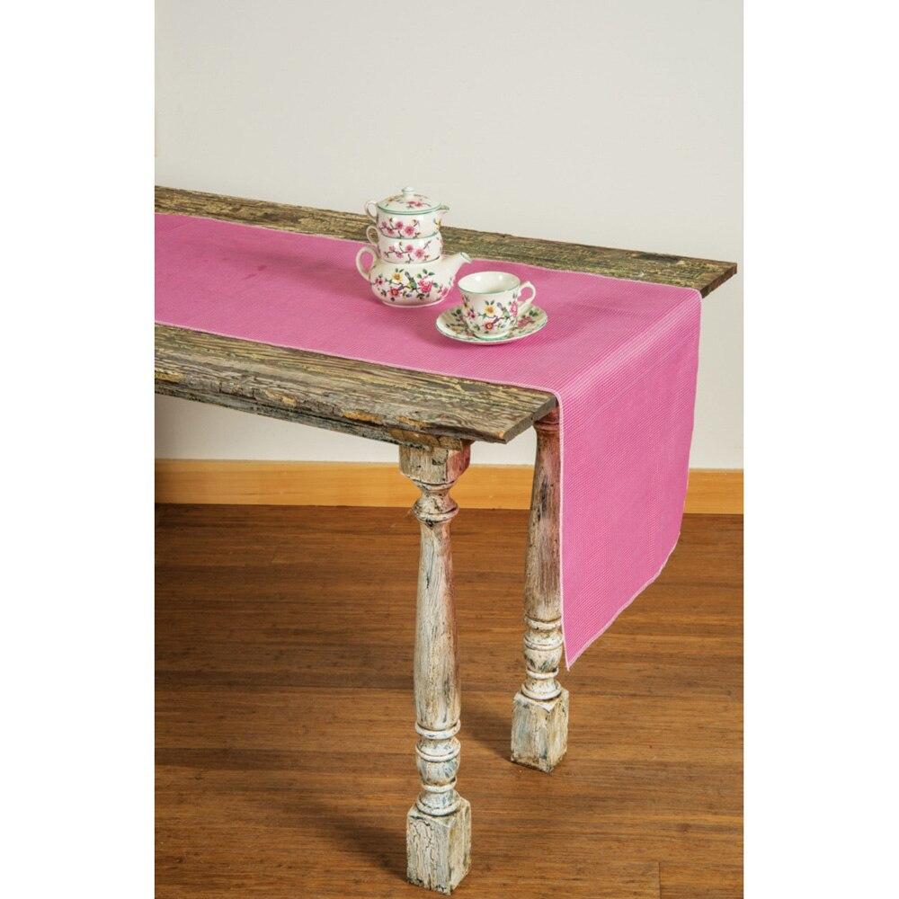 Fuchsia Pink Gingham Cotton Table Runner - PaperLanternStore.com - Paper Lanterns, Decor, Party Lights &amp; More