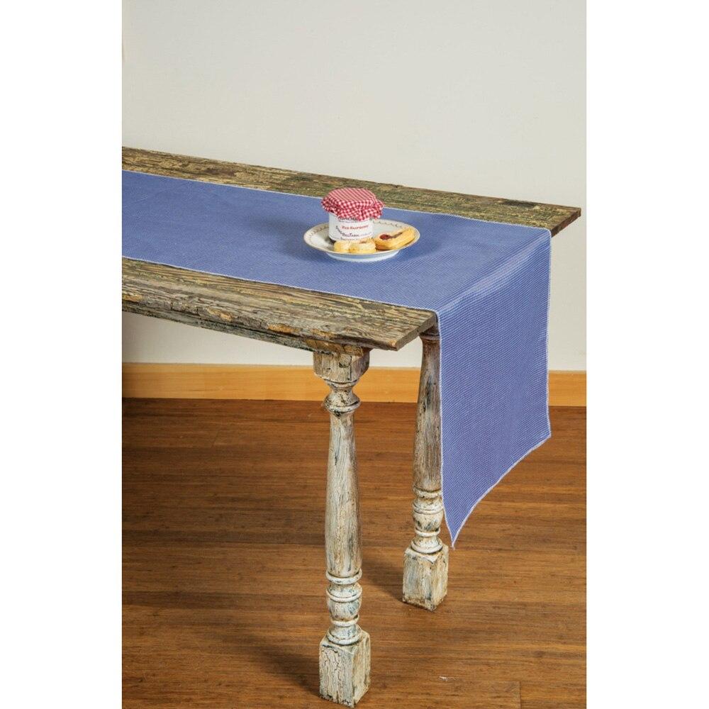 Navy Blue Gingham Cotton Table Runner - PaperLanternStore.com - Paper Lanterns, Decor, Party Lights &amp; More