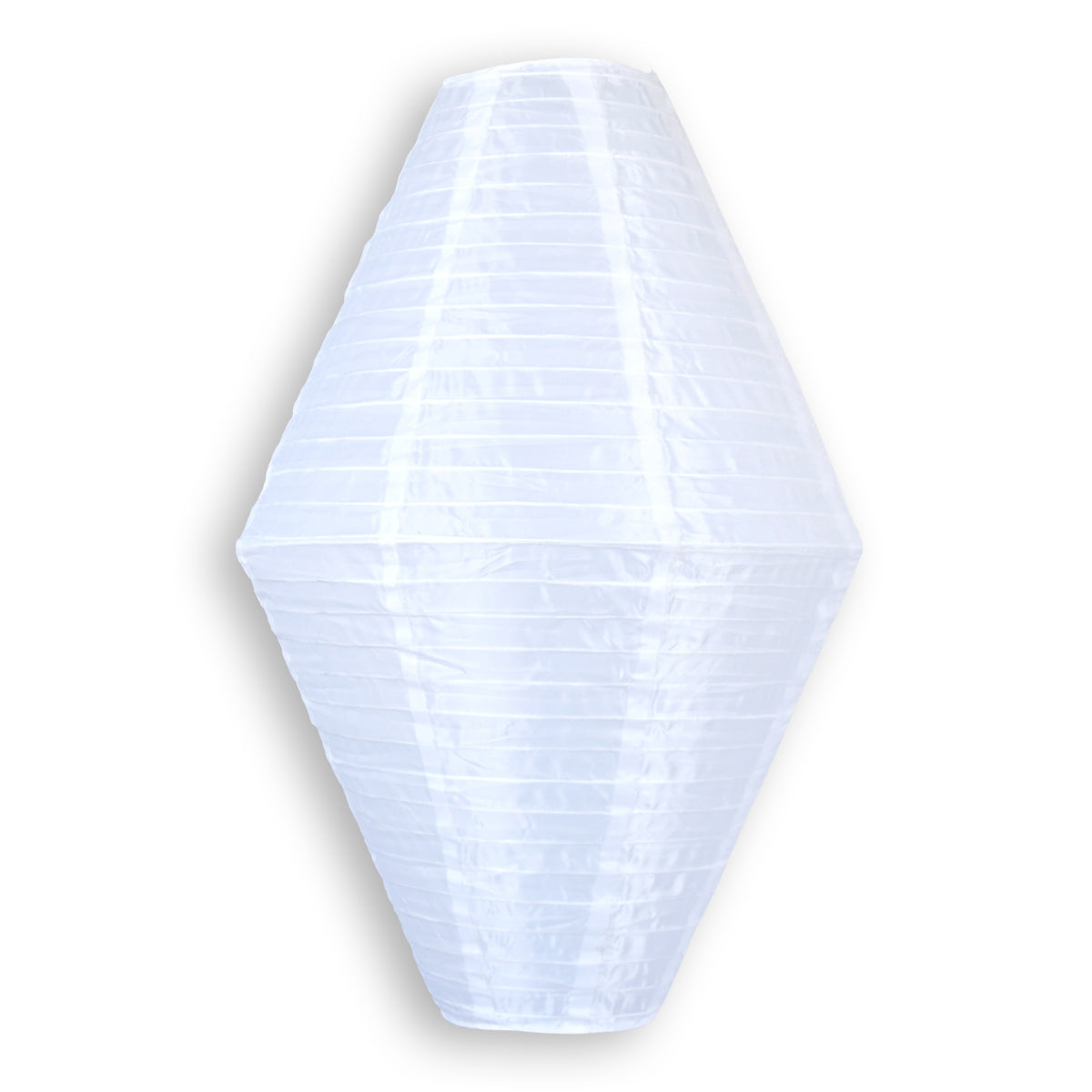3-PACK | 14" White Diamond Shimmering Nylon Lantern