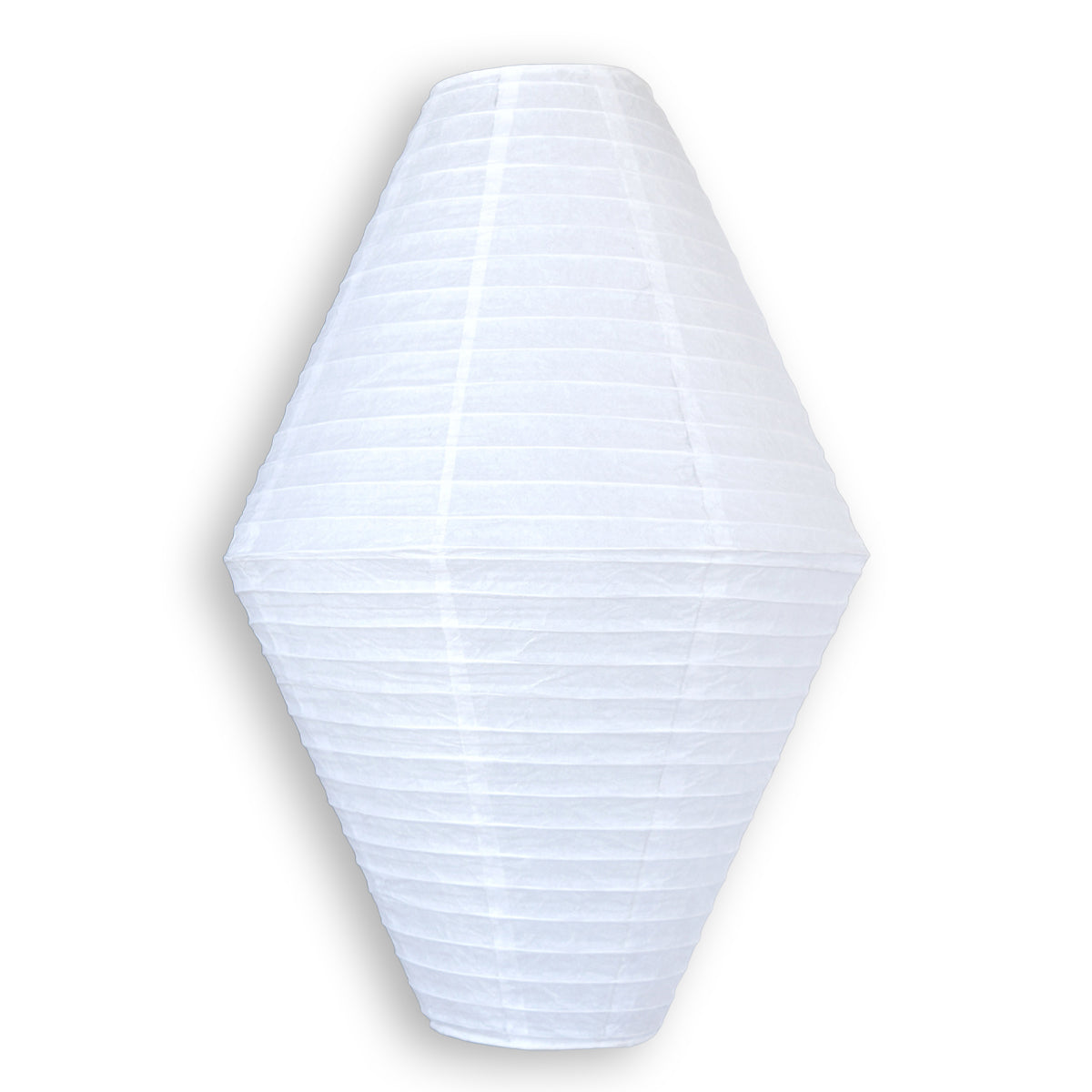 White Diamond Unique Shaped Paper Lantern, 16-inch x 24-inch