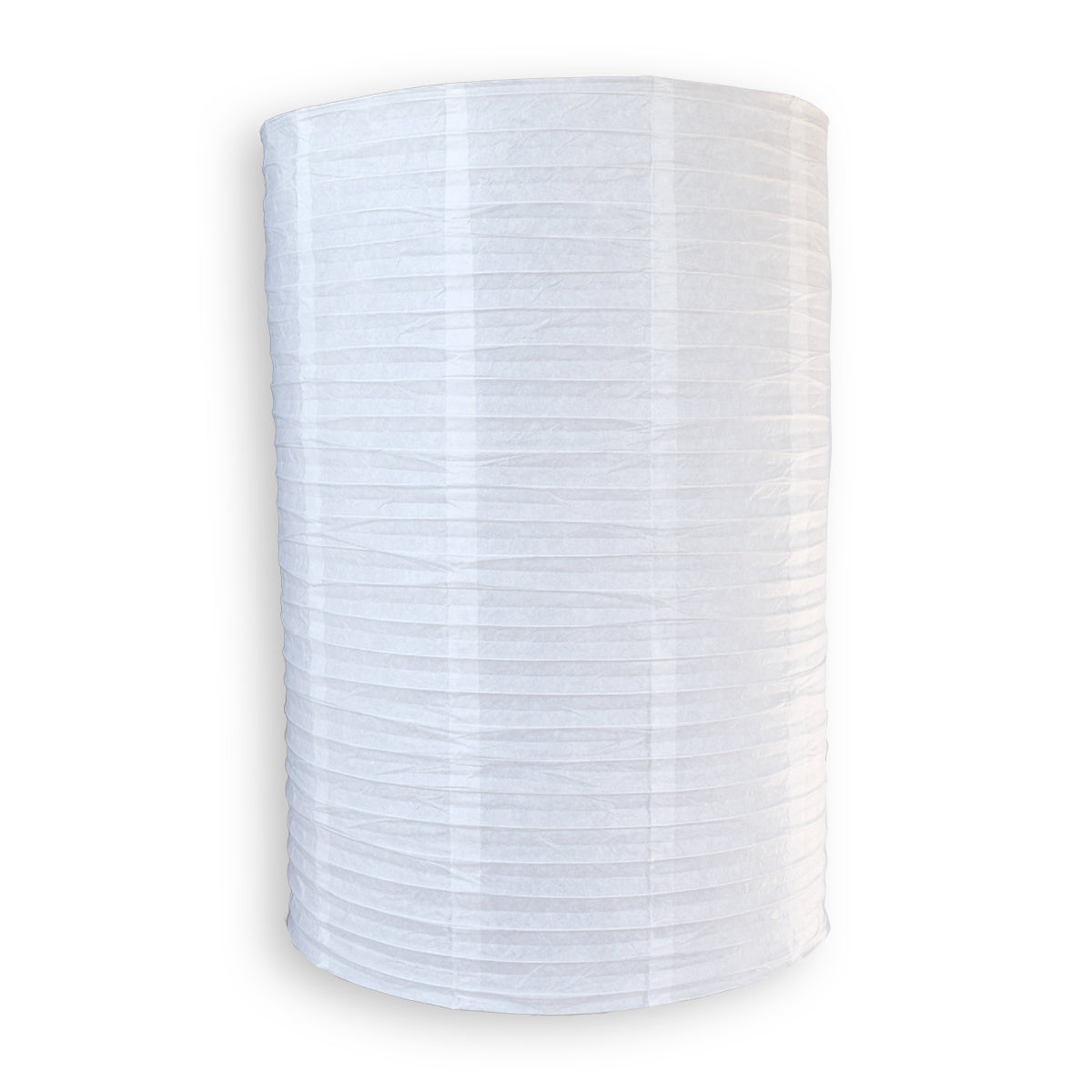 Jumbo White Cylinder Unique Shaped Paper Lantern, 20-inch x 30-inch