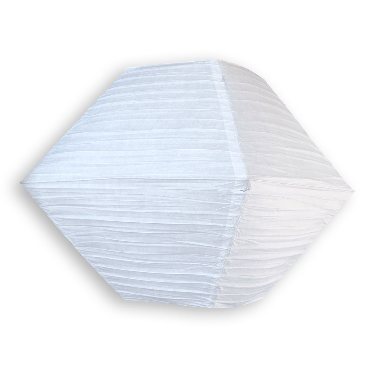 20" White Pagoda II Unique Shaped Paper Lantern