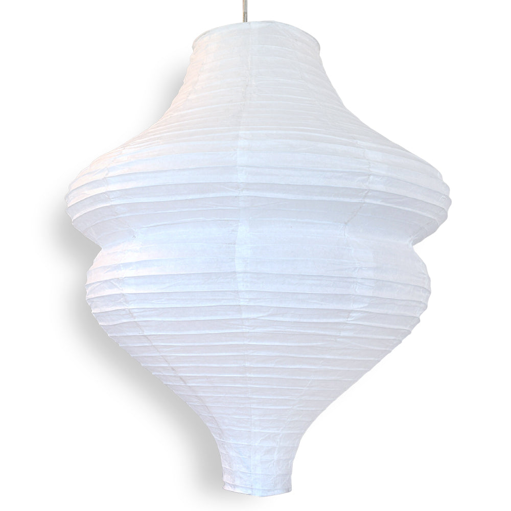 Jumbo White Beehive Unique Shaped Paper Lantern, 24-inch x 30-inch