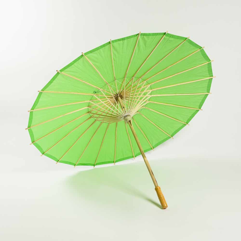 32&quot; Grass Greenery Paper Parasol Umbrella - PaperLanternStore.com - Paper Lanterns, Decor, Party Lights &amp; More