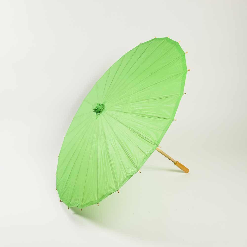 32&quot; Grass Greenery Paper Parasol Umbrella - PaperLanternStore.com - Paper Lanterns, Decor, Party Lights &amp; More